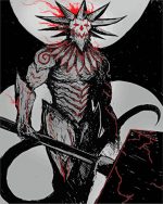 demon paint by numbers