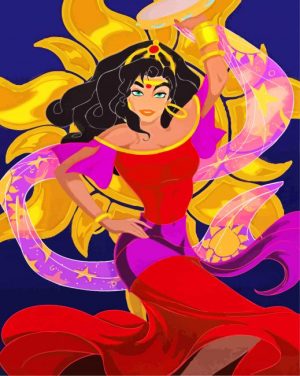 disney the hunchback of notre dame esmeralda paint by numbers