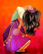 esmeralda dancing paint by number