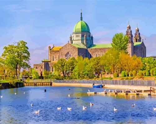 galway cathedral paint by number