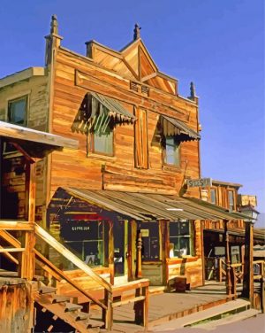 ghost town paint by number