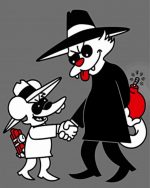 Itchy And Scratchy paint by numbers