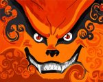 kurama naruto paint by number