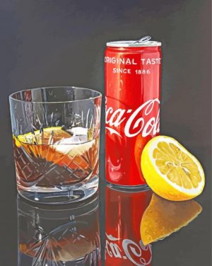 Lemon And Coca Cola paint by number