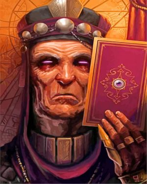 male fortune teller paint by number