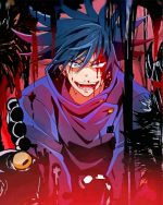 Megumi Jujutsu Anime paint by numbers