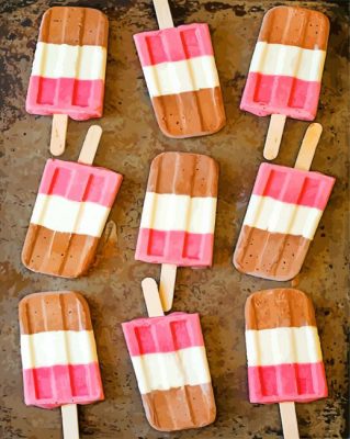 popsicle Ice Cream paint by number