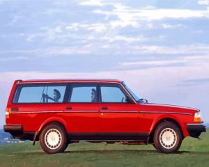 Red Martello Tower paint by number