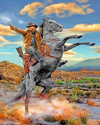 Red Dead Redemption Arthur Morgan paint by numbers