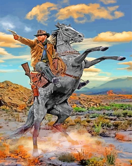 Red Dead Redemption Arthur Morgan paint by numbers