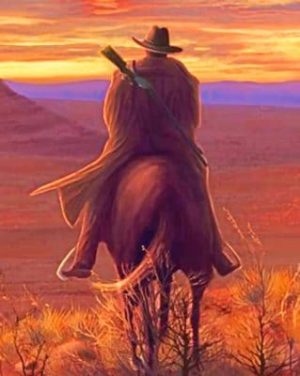 Red Dead Redemption Video Game Paint by numbers
