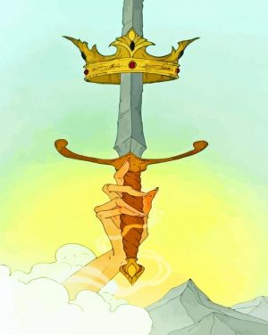 Sword Illustration paint by numbers