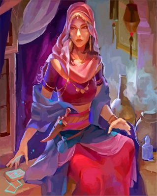 Tarot Fortune Teller paint by number