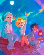 The Promised Neverland Characters paint by number