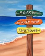 Way To The Beach paint by numbers