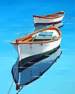 white skiff paint by numbers