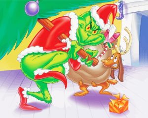 How The Grinch Stole Christmas paint by numbers