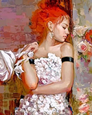 Aesthetic Ginger paint by numbers