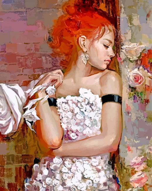 Aesthetic Ginger paint by numbers