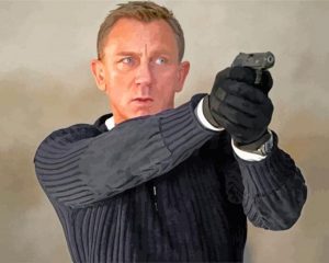 Cool James Bond paint by numbers