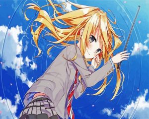 Cute Kaori Miyazon paint by numbers