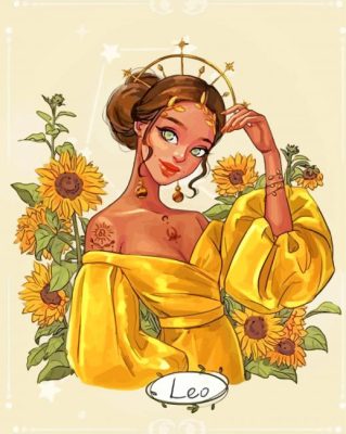 Gorgeous Leo Lady paint by numbers