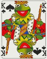 King Kermit paint by numbers
