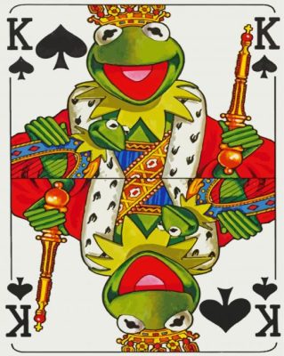  King Kermit paint by numbers
