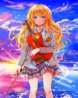 Musician Kaori Miyazono paint by numbers