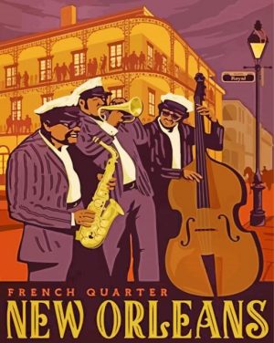 New Orleans paint by numbers