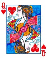 Queen Chinese Card paint by nummbers
