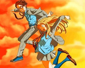 Shigatsu Wa Kimi No Uso Kaori paint by numbers