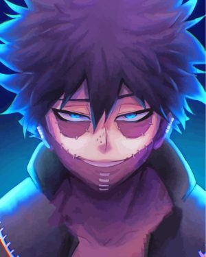 Dabi My Hero Academia Art paint by numbers