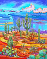 Desert Art paint by numbers