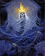 Fantasy Skull Crown Paint by numbers