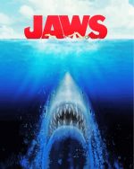 Jaws Movie Poster paint by numbers