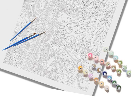 Lay your custom painting by numbers kit