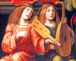 Medieval Musicians Women Paint by numbers