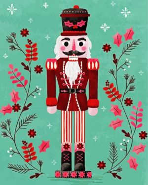 Aesthetic Nutcracker Illustration PAINT BY NUMBERS