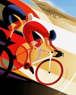 Aesthetic Cyclists Illustration