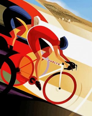 Aesthetic Cyclists Illustration