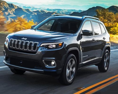 Black Cherokee paint by numbers