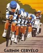 Cycling Competition paint by numbers