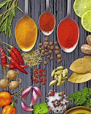 Kitchen Essentiel paint by numbers