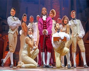 The Stage Play Hamilton paint by numbers