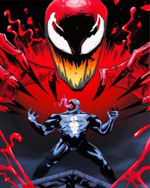 Venom Carnage paint by numbers