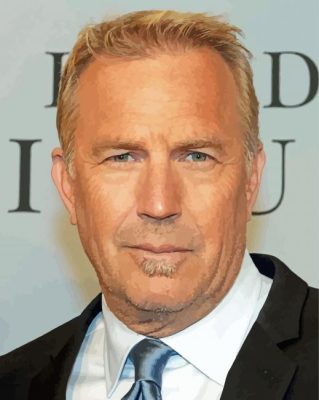  Kevin costner paint by numbers