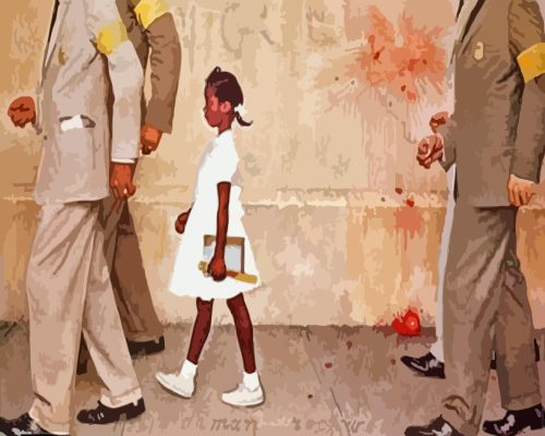 The Problem We All Live With paint by numbers