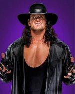 The Undertaker WWE Wrestler paint by numbers
