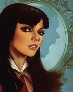 Vampirella Illustration paint by numbers